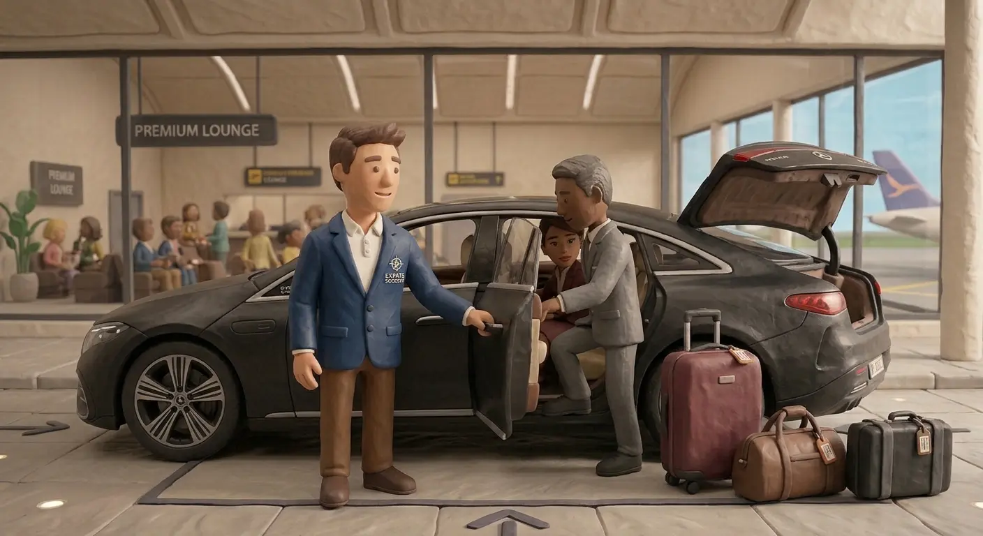Arrivée en douceur à l'aéroport